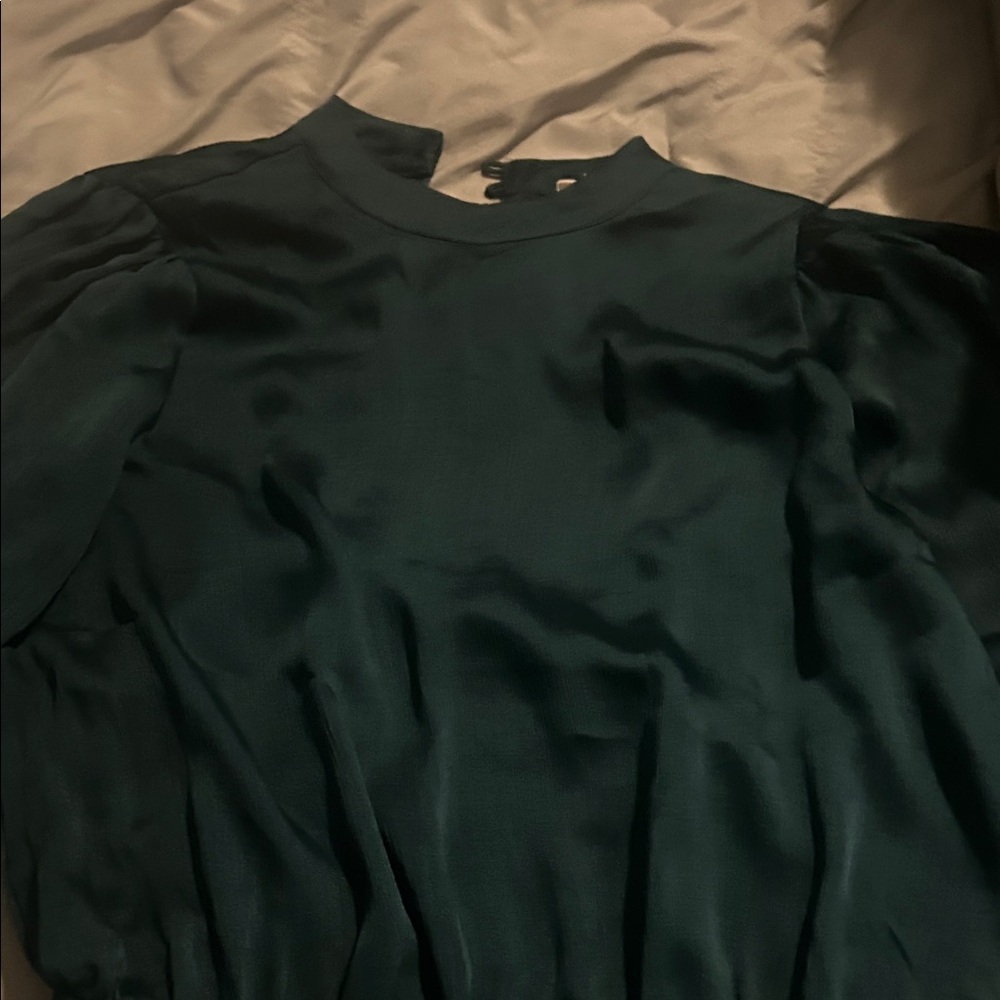 Pleione Teal Blouse